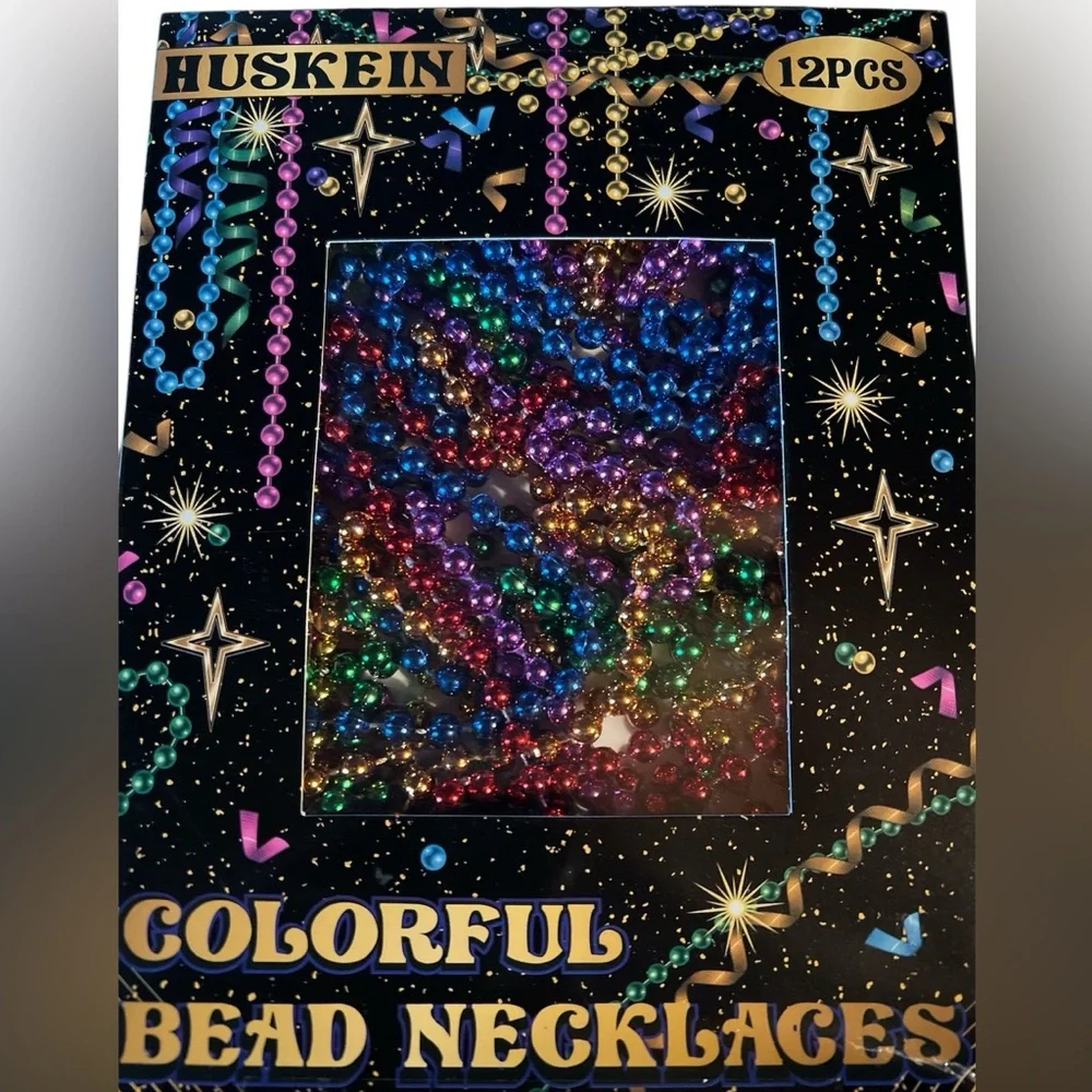 NWT Colorful Bead Necklaces Multicolor (12 pcs) 7 sets avail, bundle to save F
